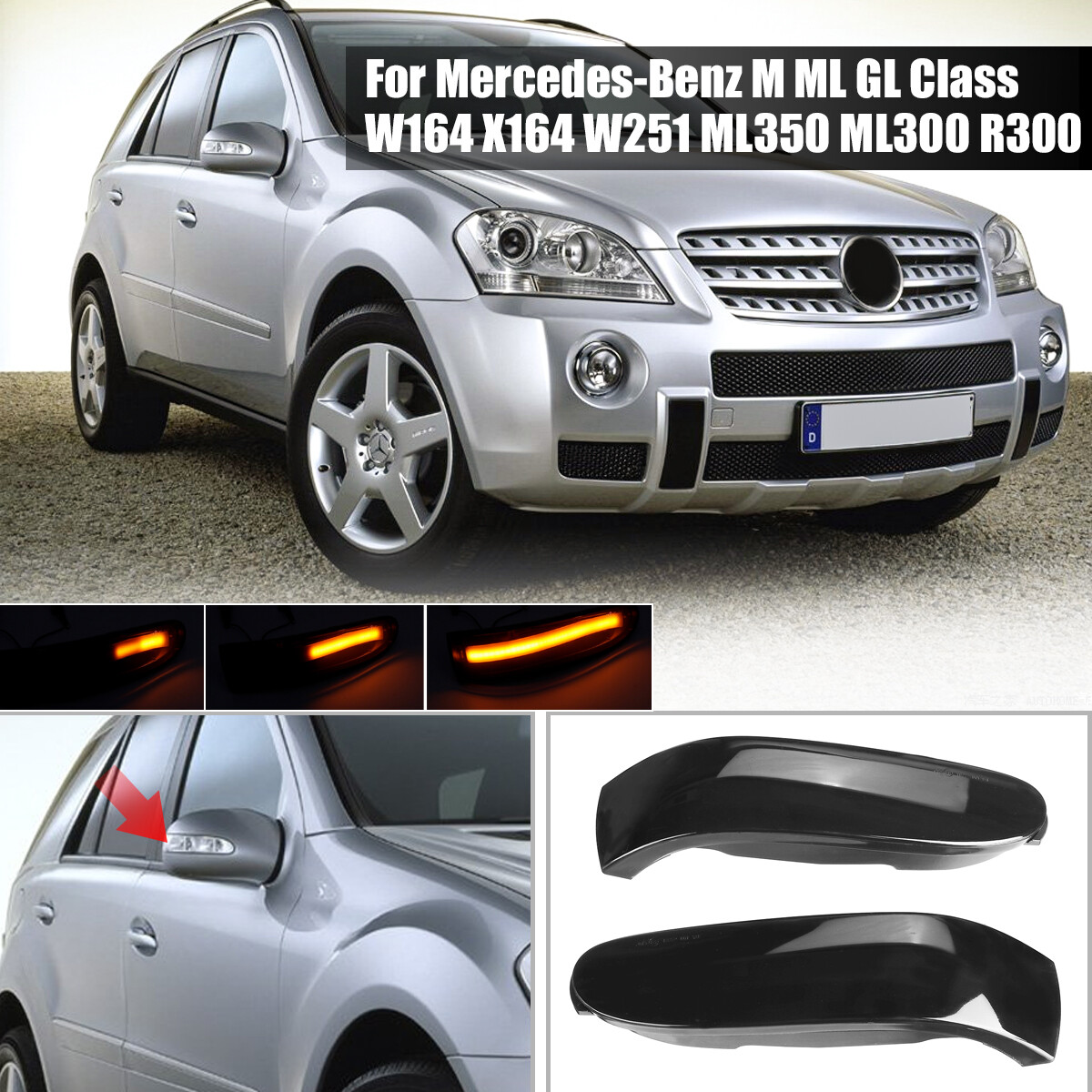 ベンツw164 SIDE MIRROR TURN SIGNAL INDICATOR LIGH FOR MERCEDES-BENZ M R GL