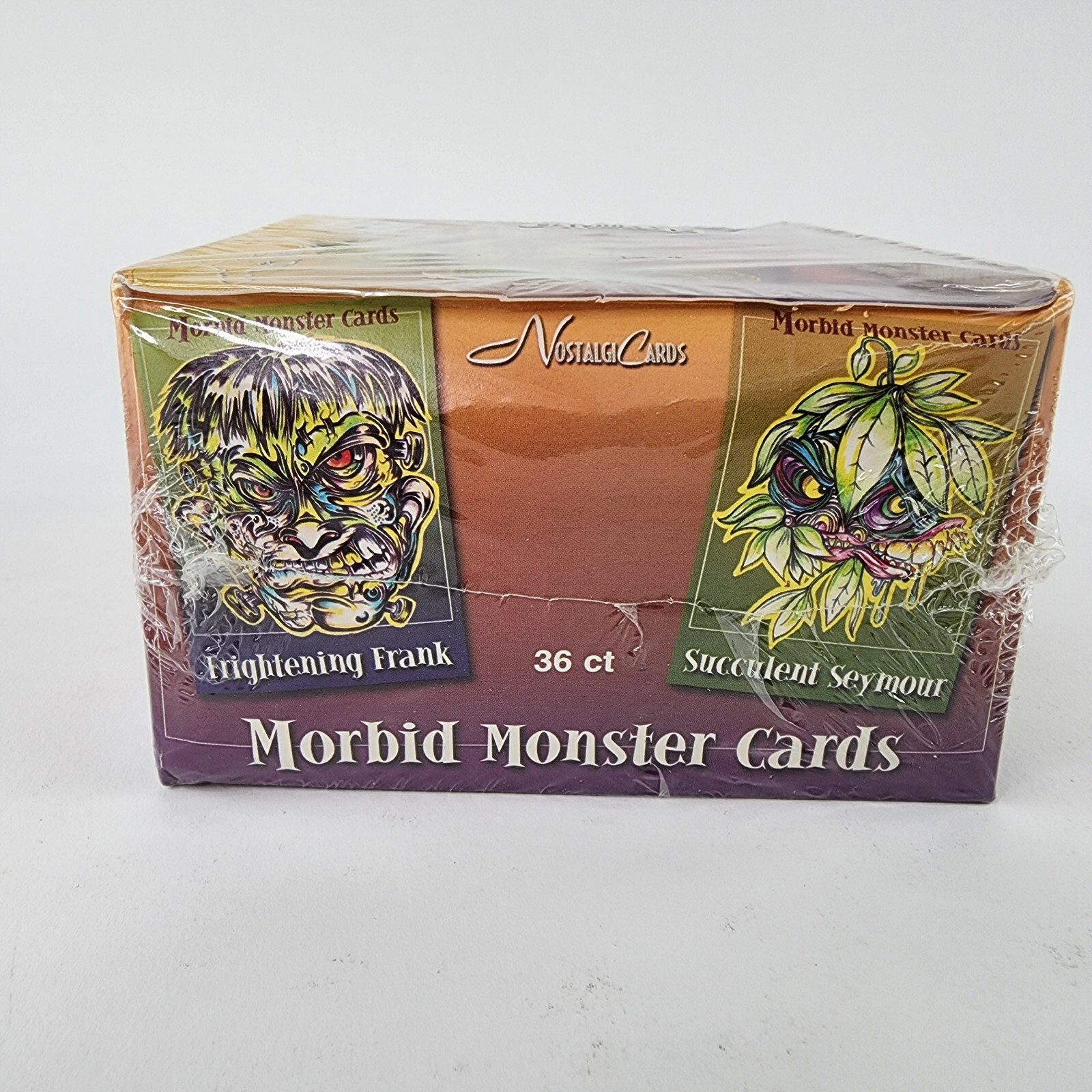 NostalgiCards MORBID MONSTER CARDS Horror Limericks Box Set 36 Packs FOIL SEALED - Picture 6 of 12