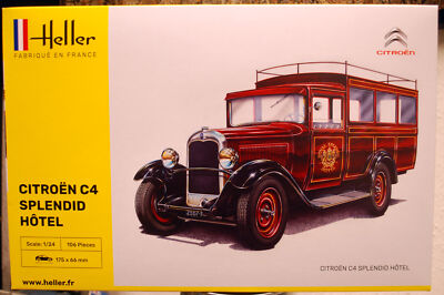 1928 Citroen C 4 Splendid 1:24 Heller 80713 wieder neu 2020