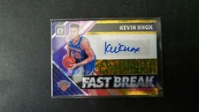 Kevin Knox Rookie 2018-19 Fast Break Gold Autograph 05/10 Knicks Hawks