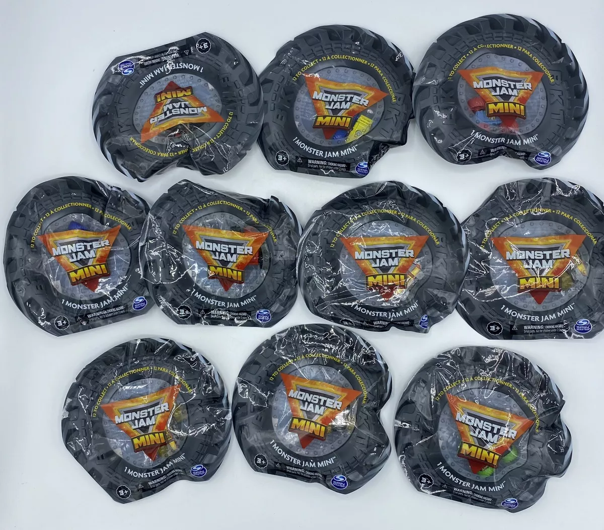 Monster Jam, Official Mini Mystery Collectible Monster Truck 12 pack 1:87  Scale