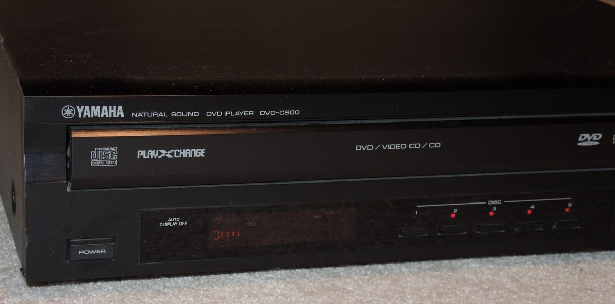 Yamaha DVD-C900 DVD Changer & Natural Sound DVD Player CD