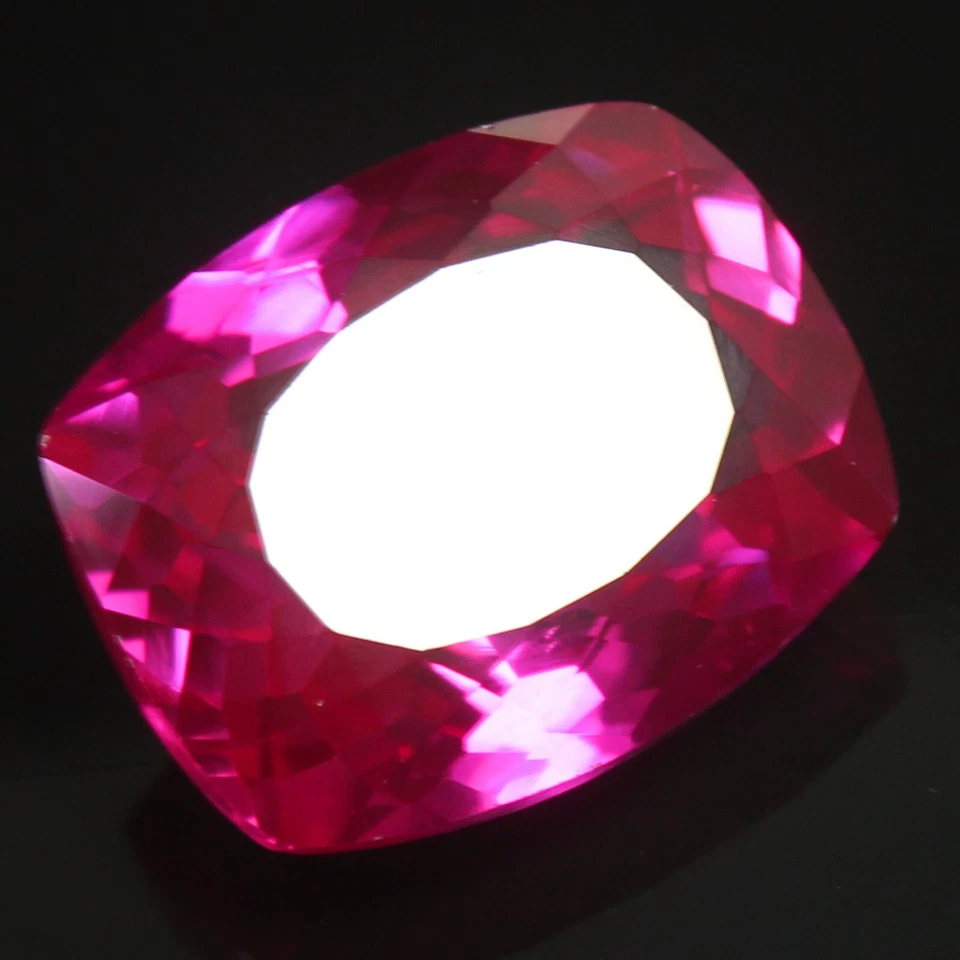 Impresionantes gemas cojín natural 47,90 quilates certificado UTAH berilo rojo bixbite 23x18 mm Foto 2 de 4