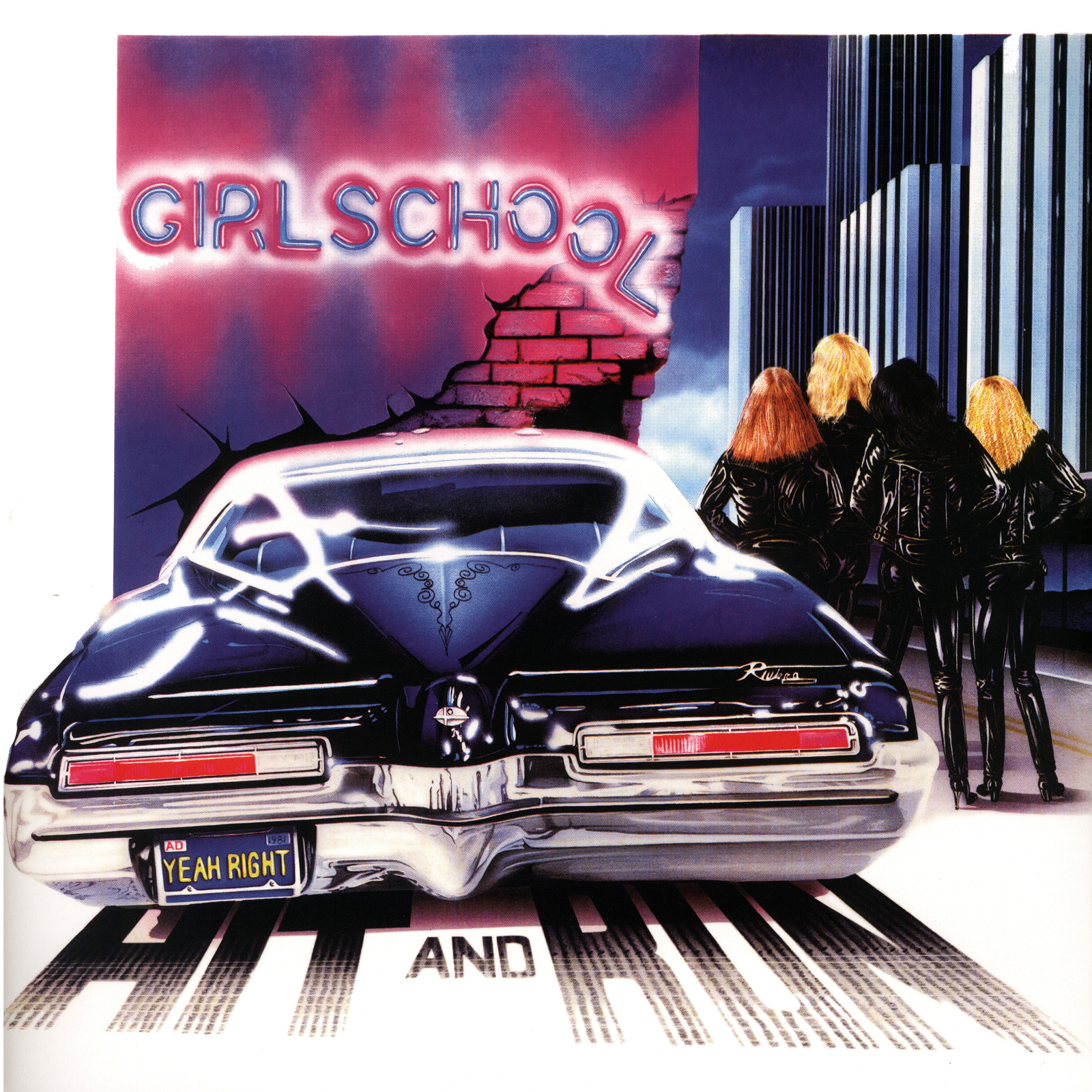 Girlschool Hit and Run (Vinyl LP) 12" Album Coloured Vinyl (Limited Edition)
