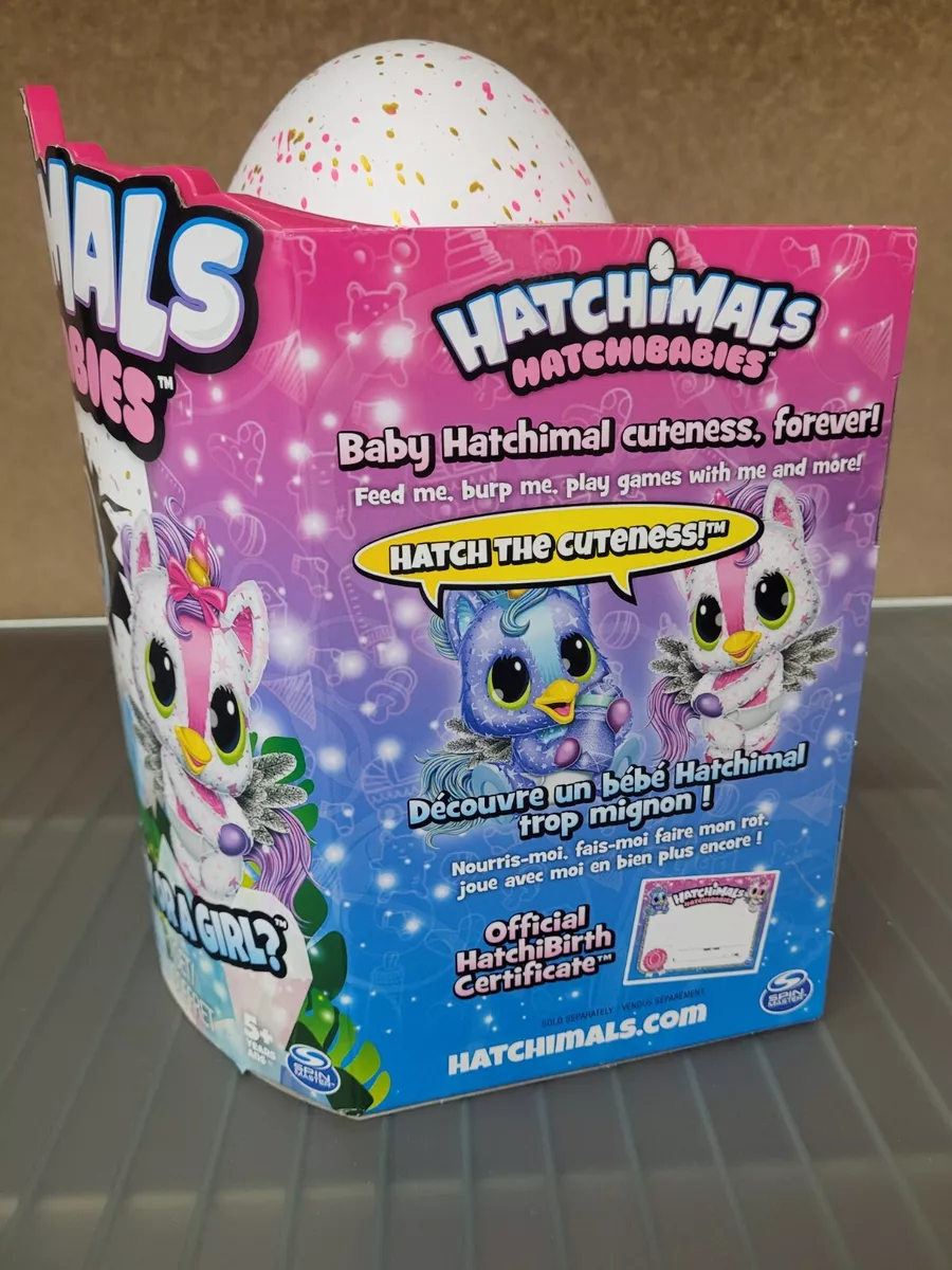  HatchiBabies Unikeets Plus Bonus Mini Hatchimal Surprise Hatching Unicorn  Egg with Interactive Pet Baby