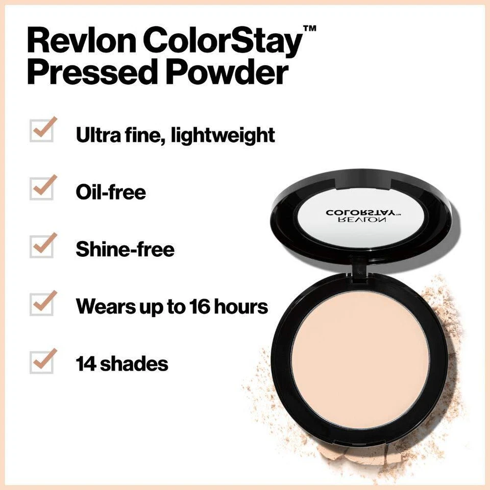 REVLON Colorstay Long Lasting 16Hr Flawless Pressed Face Powder *CHOOSE SHADE* - Image 2 of 4
