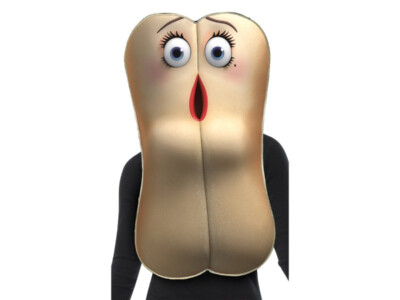 Sausage Party Brenda Bun Mask Halloween Costume Movie Bread Sausage Food Cosplay
