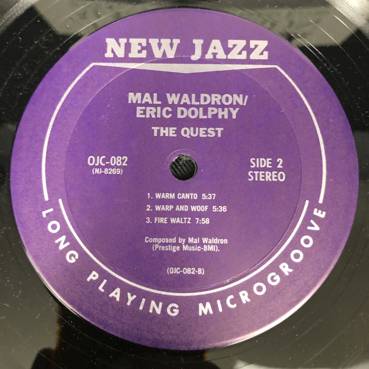 その他 LP Mal Waldron With Eric Dolphy Quest OJC082 ORIGINAL JAZZ CLASSICS US Vinyl /00260 Mal Waldron, Eric Dolphy, Booker Ervin - The Quest - Amazon.com Music