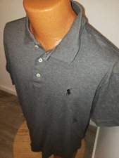  XL Mens Polo Ralph Lauren Polo Shirt Gray Pony Logo Short Sleeve