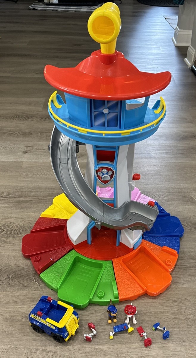 Paw Patrol My Size Lookout Tower Complete set Lights Sounds