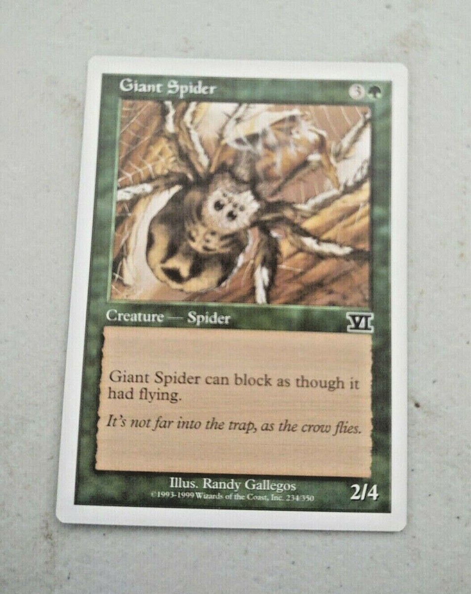 MTG Giant Spider Sixth Edition 234/350 Regular Common Premium NOS