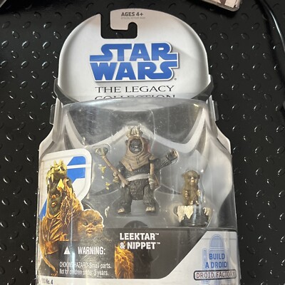 Star Wars Legacy Build a Droid Leektar & Baby Ewok Nippet Figure