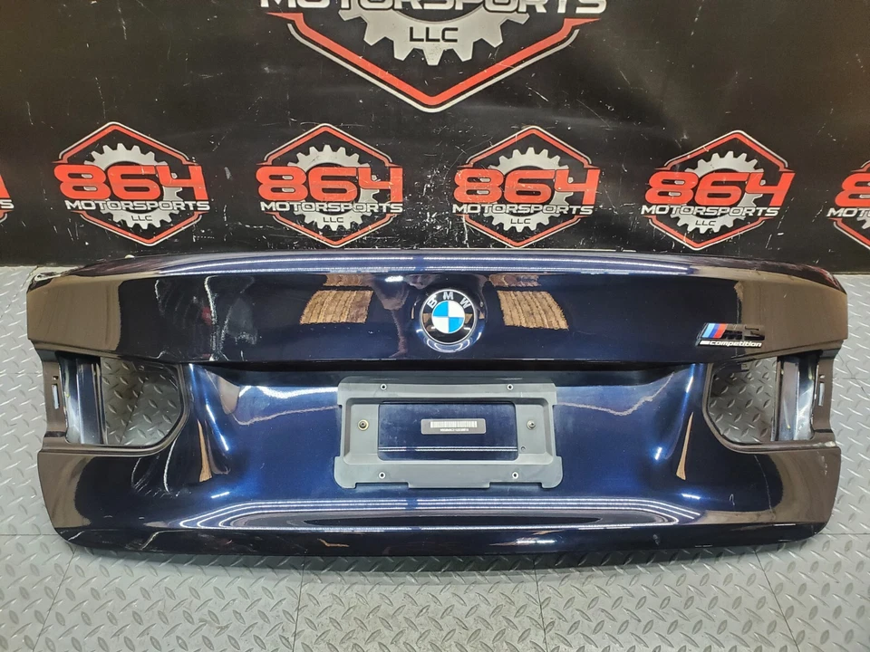 BMW M3 2015-2018 competición maletero trasero tapa paquete local solamente **daños** #71 Foto 2 de 4