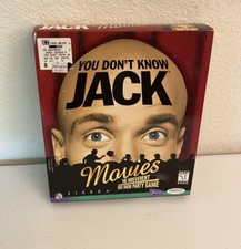 YOU DON'T KNOW JACK MOVIES BIG BOX BOXED PC CD ROM VINTAGE NEW SEALED
