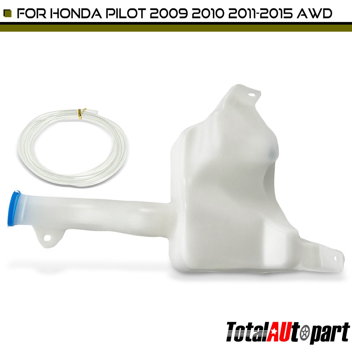Honda Pressure Washer Pump Windshield Washer Reservoir Tank For 2009-2015 Honda Pilot - Includes Pump &amp; Sensor Port Washer Reservoir Tank With Pump For 2009 2015 Honda Pilot