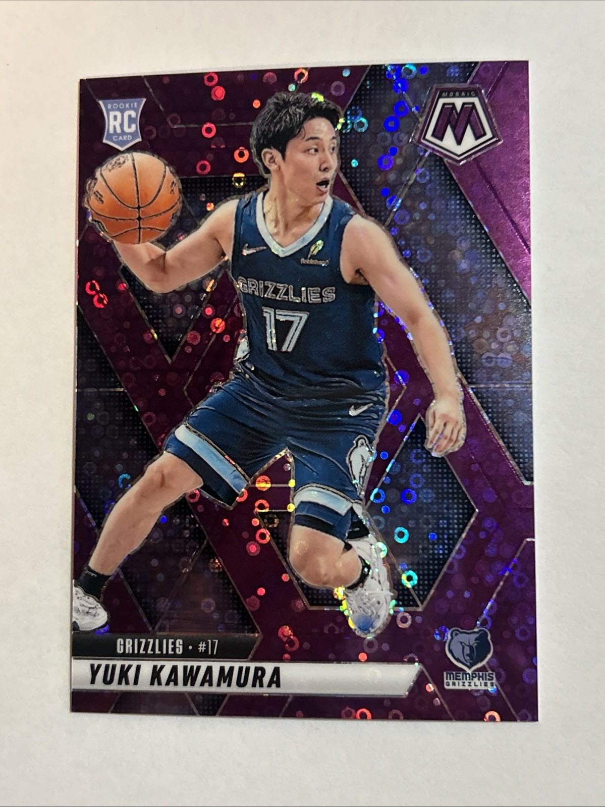 Yuki Kawamura RC/2024-25 Panini Mosaic Purple Disco #209   48/50