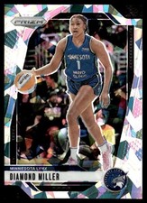 2024-25 Prizm Cracked Ice Prizms WNBA -- Diamond Miller Minnesota Lynx #63