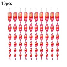 10Pcs Bird Repellent Reflective Scare Rods Spiral Deterrent Control Device Deco.