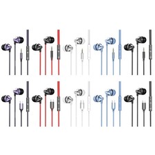 1Set High Fidelities Heavy Bass Cord Earphones for Gaming Music Immersive