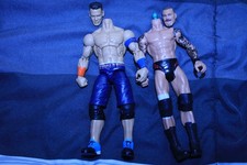 WWE Action Figure Lot John Cena Randy Orton Elite Basic Jakks Mattel