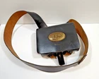 Civil War Ammo Pouch Repro w/ Sling Leather Union United States 7 x 7.5 x 2"