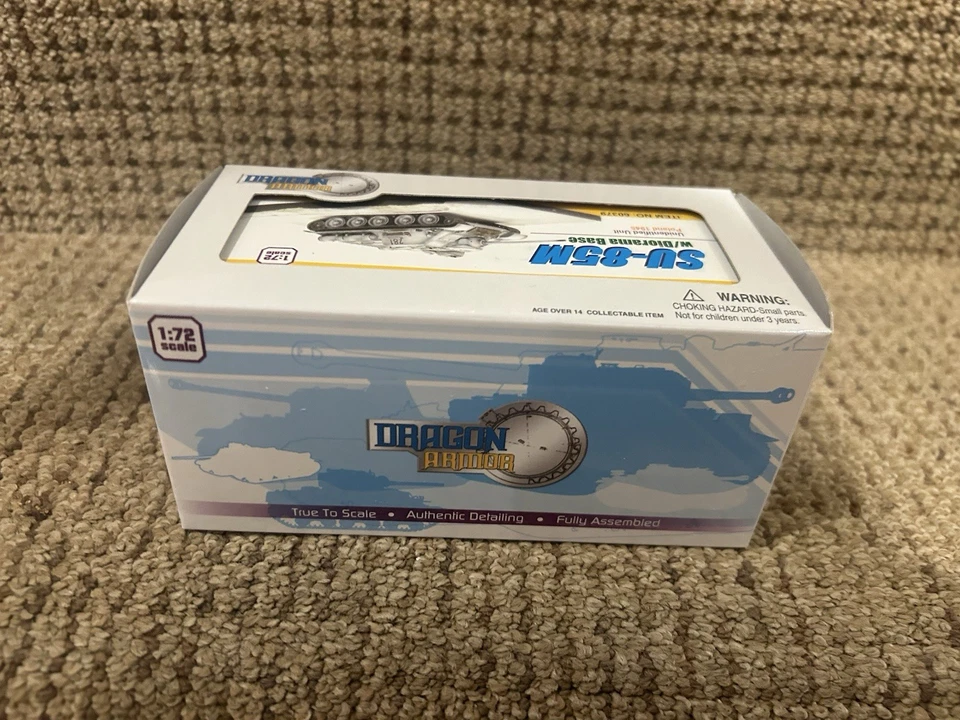 Dragon Armor 1:72 SU-85M Tank Destroyer w/Dio Base, Poland 1945, No. 60379 - Image 4 of 4