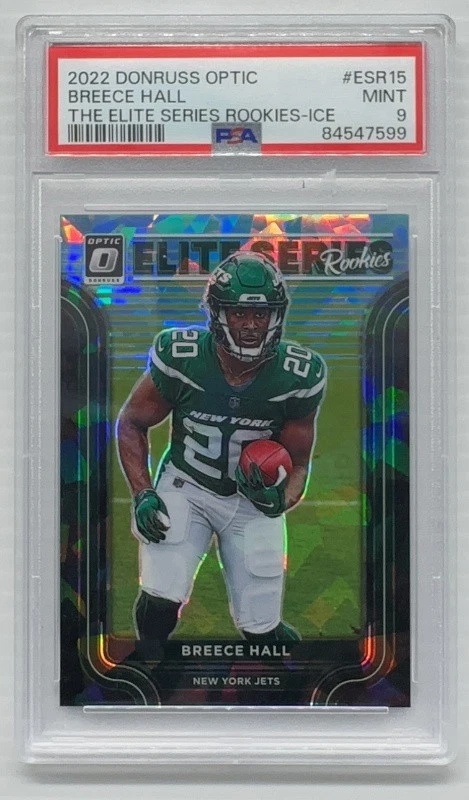 Breece Hall Panini Donruss Optic the Elite Series Rookies #ESR15 Ice