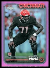 2024 Topps Chrome #271 Amarius Mims Pink Refractor