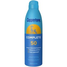 Coppertone Complete Sunscreen Spray SPF 50 5.5 OZ 3.73 per gallon