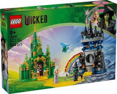 LEGO  Wicked Emerald City & Kiamo Ko Castle 860 Teile 75689