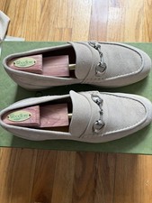 Gucci Horsebit Loafers Oatmeal Suede 8M/9.5W - Great Condition, Gently Worn