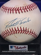 BOBBY BONDS NEW YORK YANKEES / CLEVELAND INDIANS SIGNED AMERICAN LEAGUE BASEBALL