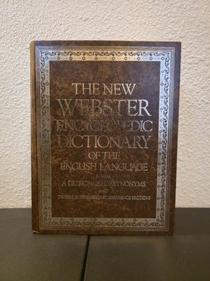 New Webster Encyclopedic Dictionary of The English Language 1980 Hardcover