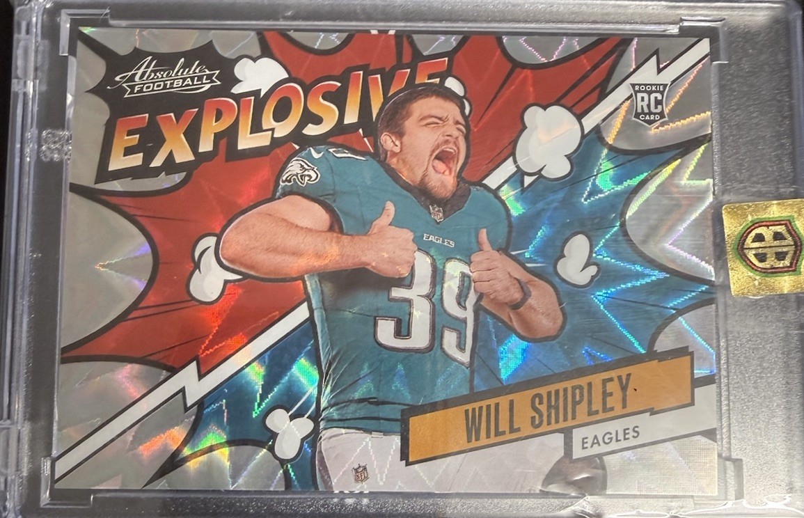 2024 Panini Absolute - Explosive Will Shipley #EX-WSY (RC)