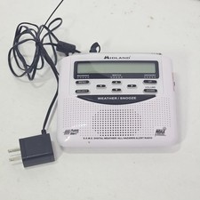 Midland WR-120EZ Weather Alert Radio Good Storm Warning with cord Working
