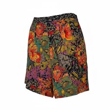 Vintage 80s 90s Dorothy Schoelen High Waisted Culotte Shorts Size 4 Artsy Retro