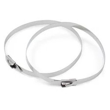 DEI: STAINLESS STEEL LOCKING TIES - DEI: STAINLESS STEEL LOCKING TIES 8" (8 PACK