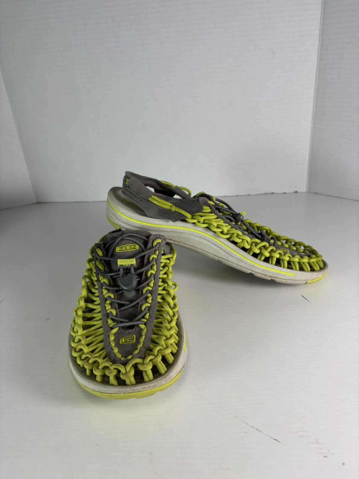 Scarpa sandalo acqua Keen Uneek donna taglia 6 5 verde chiusura elastica pizzo comodo