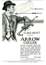 1909 Original Arrow Collars Ad. JC Leyendecker Art. Gay Interest. Dandy