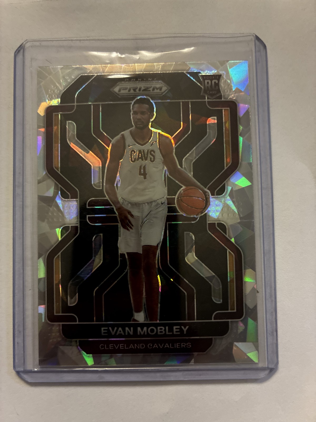 2021-22 Panini Prizm #325 Evan Mobley Ice