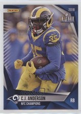 2019 Panini Super Bowl LIII NFC Champions /1000 CJ Anderson 0h1