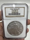 2003 American .999 Silver Eagle NGC MS69 Brown Label
