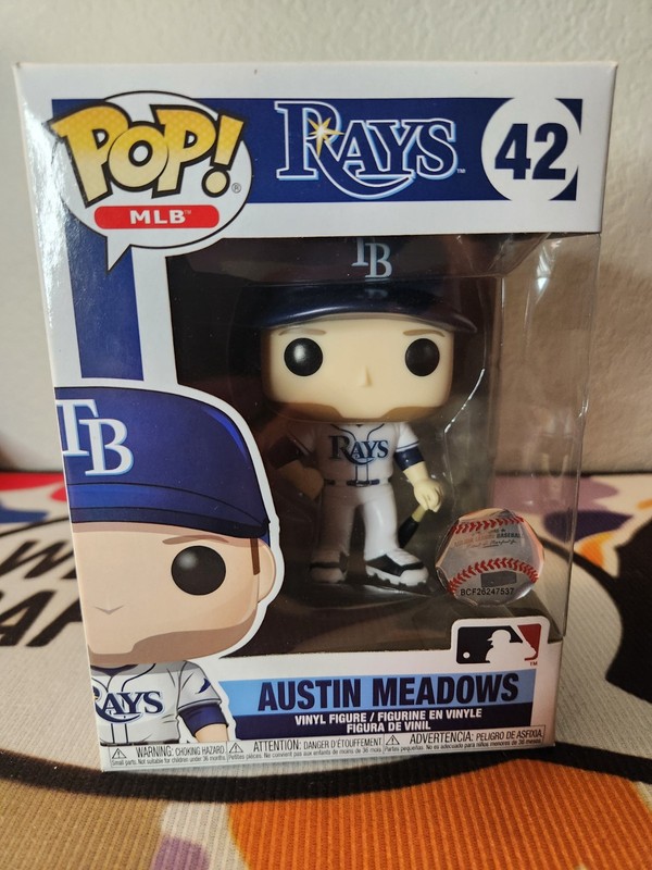 Funko Pop! Collectible Figurine Austin Meadows #42 Tampa Bay Rays MLB