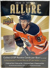 2020-21 Allure Hockey Factory Sealed Blaster Box 5 Packs 6 Cards a Pack