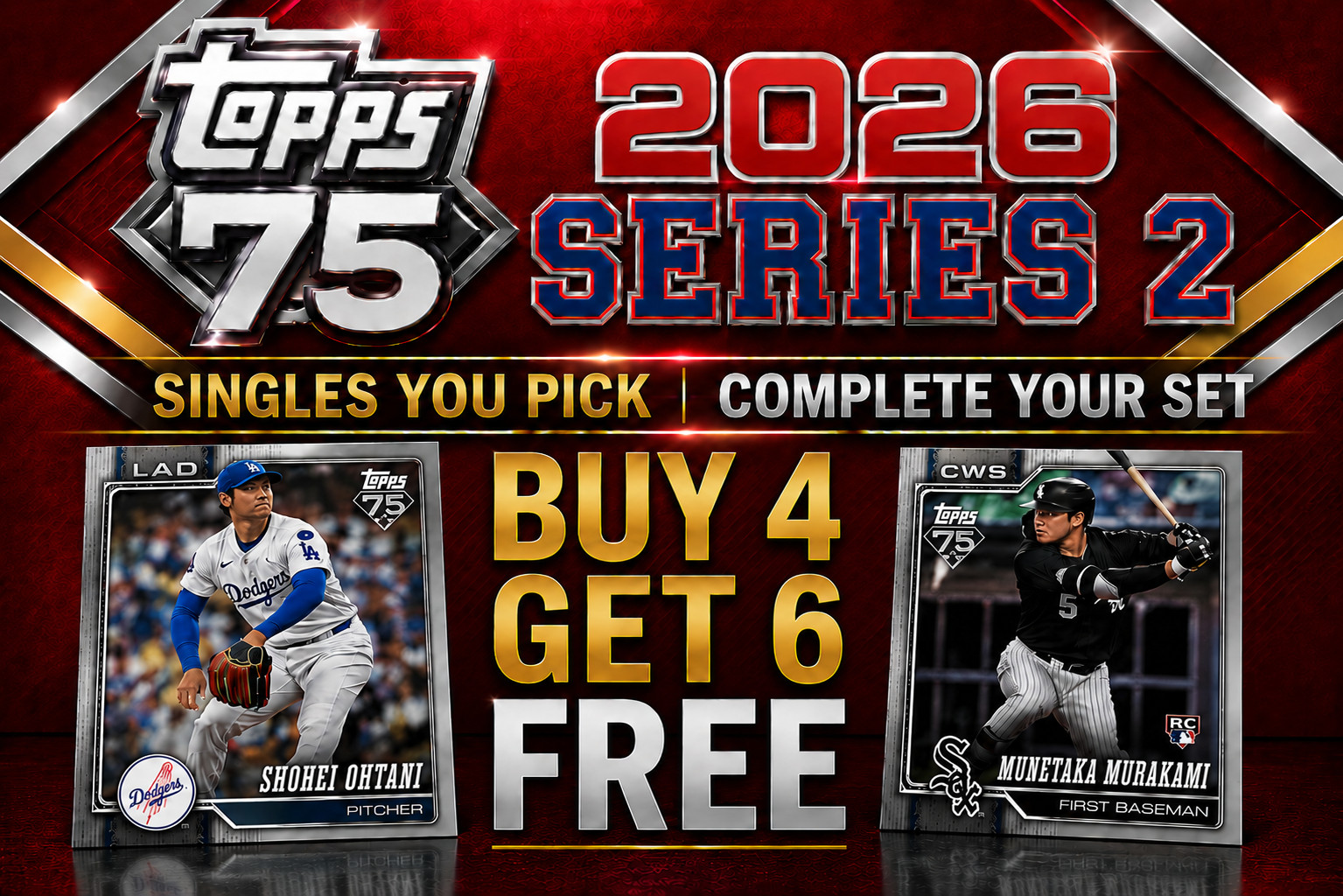 2026 Topps Series 2 Singles Cards 351-600 You Pick Complete Your Set Baseball
