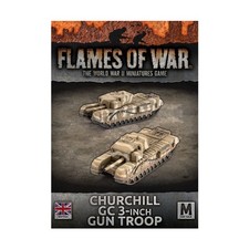 Battlefront Historical WWII British Mini 15mm Churchill GC Gun Troop SW (New)