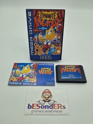 Dynamite Headdy - Sega Mega Drive - PAL - OVP - Anleitung
