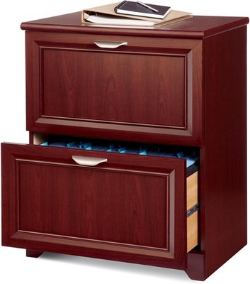 Classic Cherry,   Magellan 23-1/2''W x 16-9/16''D Lateral 2-Drawer File Cabinet