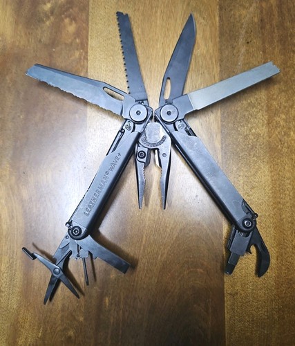 Leatherman Wave + Plus Multi-tool - Black Oxide EDC Nylon Case EDC 