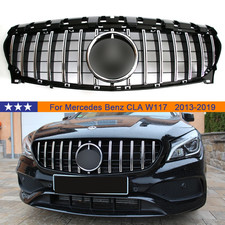 Chrom Front Grille Wemblem Grill For Mercedes Benz 2013-2019 W117 Cla200 Cla250 Chrom Front Grille Wemblem Grill For Mercedes Benz 2013-2019 W117 Cla200 Cla250